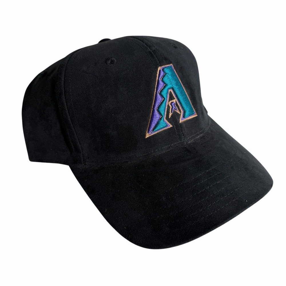 Vintage Arizona Diamondbacks MLB Twins Enterprise Black Snapback Hat NWT 90s